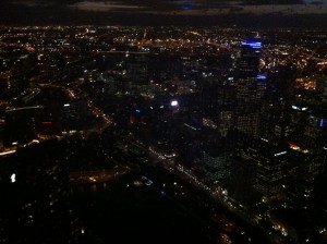 Melbourne from Eureka Tower floor 88